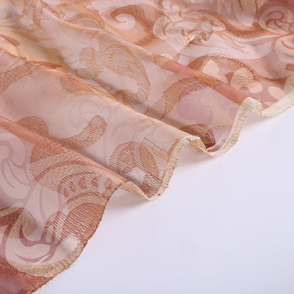 Polyester Organza Printed Fabric