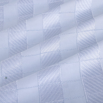 Polyester Check Pattern Embroidery Fabric