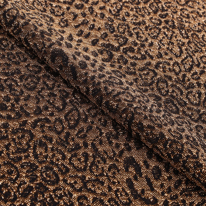 Polyester Spandex Animal Print Jacquard Fabric