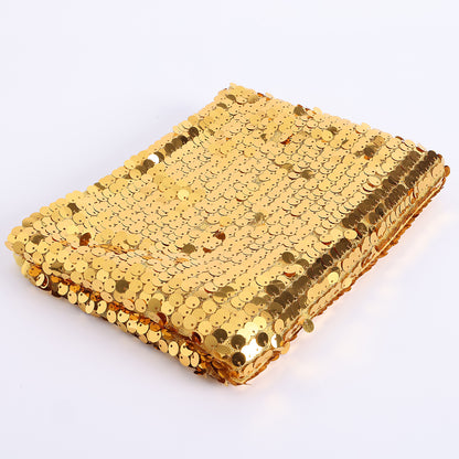 Polyester Gold Sequin Fabric