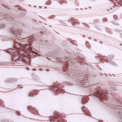 Polyester Embroidery Fabric