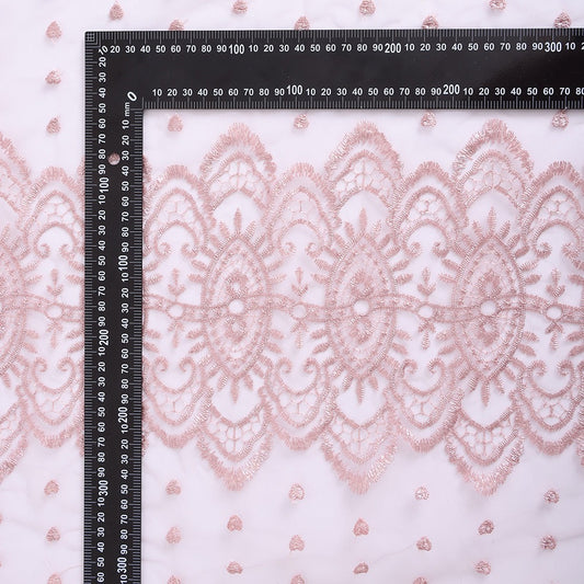 Polyester Embroidery Lace Fabric