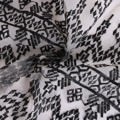 Polyester Embroidery Fabric