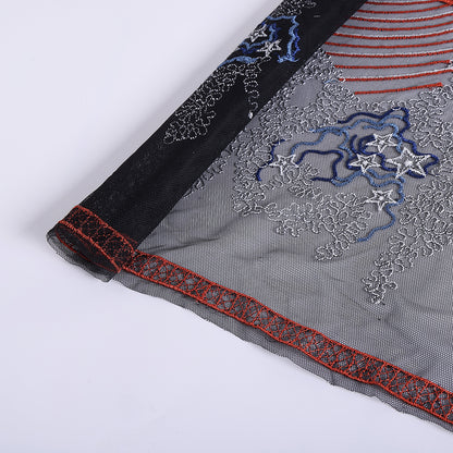 Polyester Embroidery Fabric