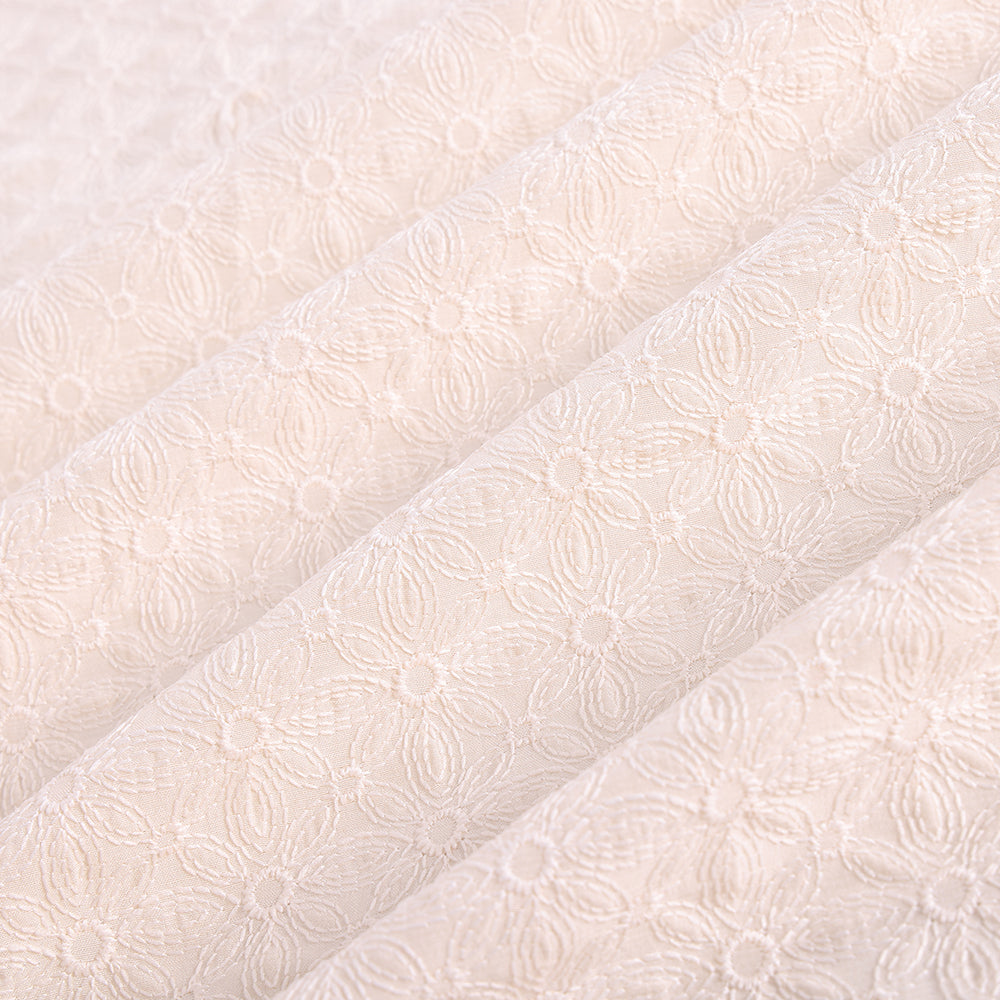 Cotton Polyester Embroidery Fabric