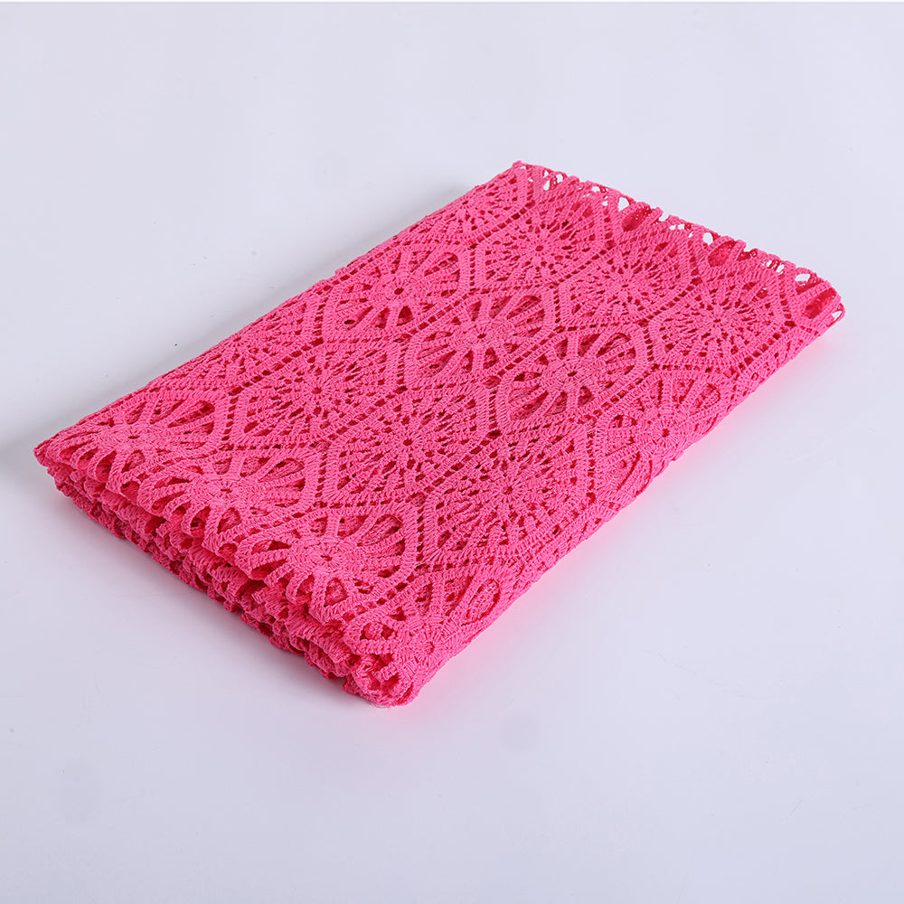 Polyester Crochet Fabric