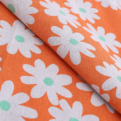 Cotton Linen Printed Fabric