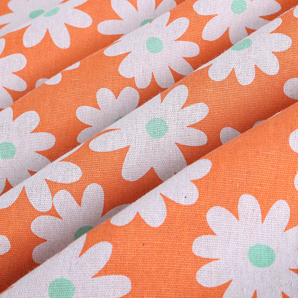 Cotton Linen Printed Fabric