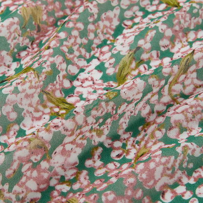 Polyester Flower Pattern Chiffon Fabric