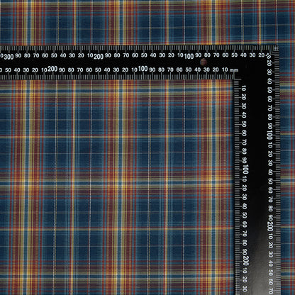 Polyester Check Pattern Twill Fabric