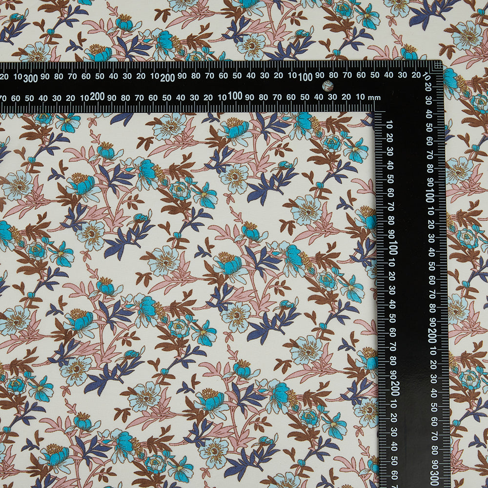 Polyester Flower Pattern Chiffon Fabric