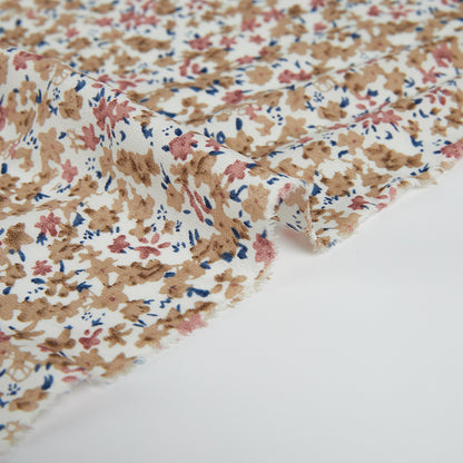 Polyester Flower Pattern Chiffon Fabric