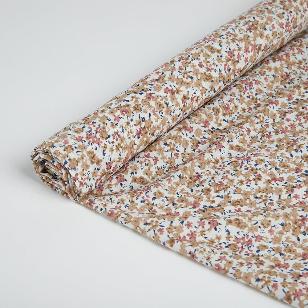 Polyester Flower Pattern Chiffon Fabric