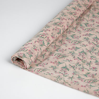 Polyester Flower Pattern Chiffon Fabric