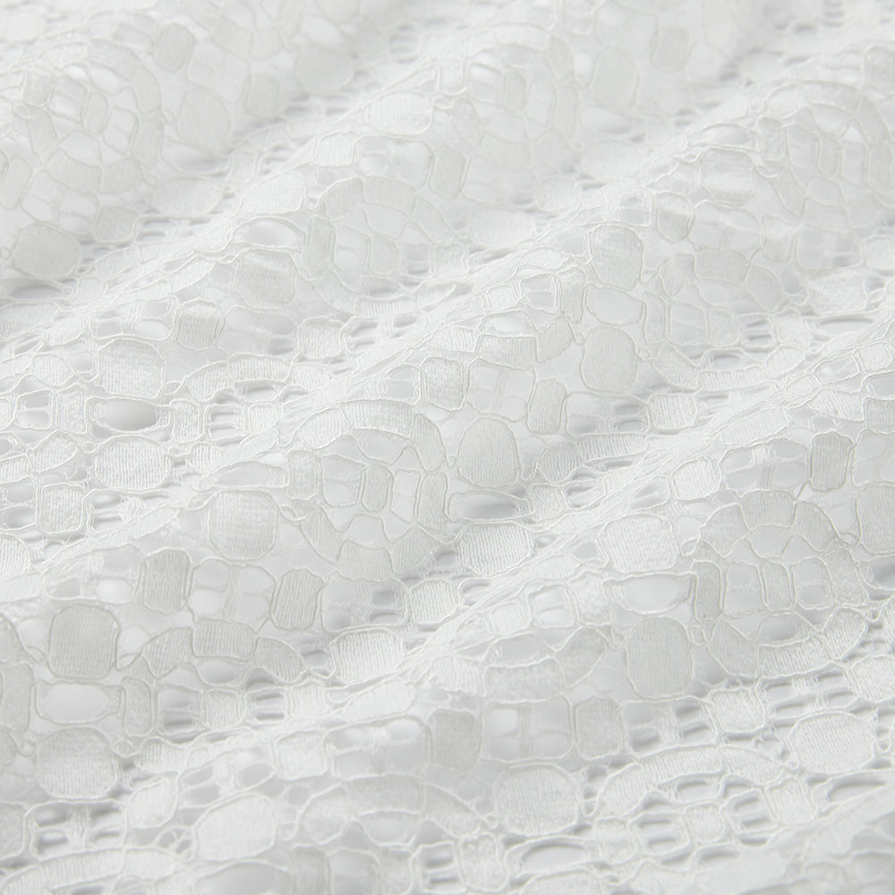 Cotton Polyester Crochet Fabric