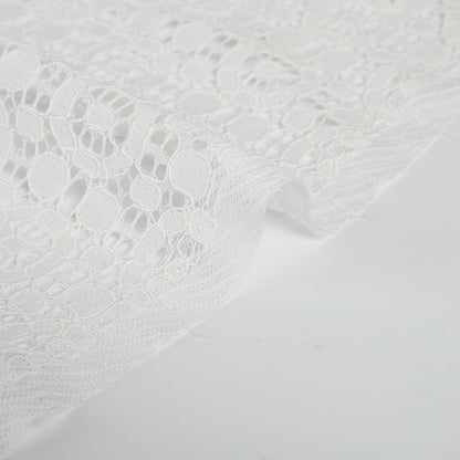 Cotton Polyester Crochet Fabric