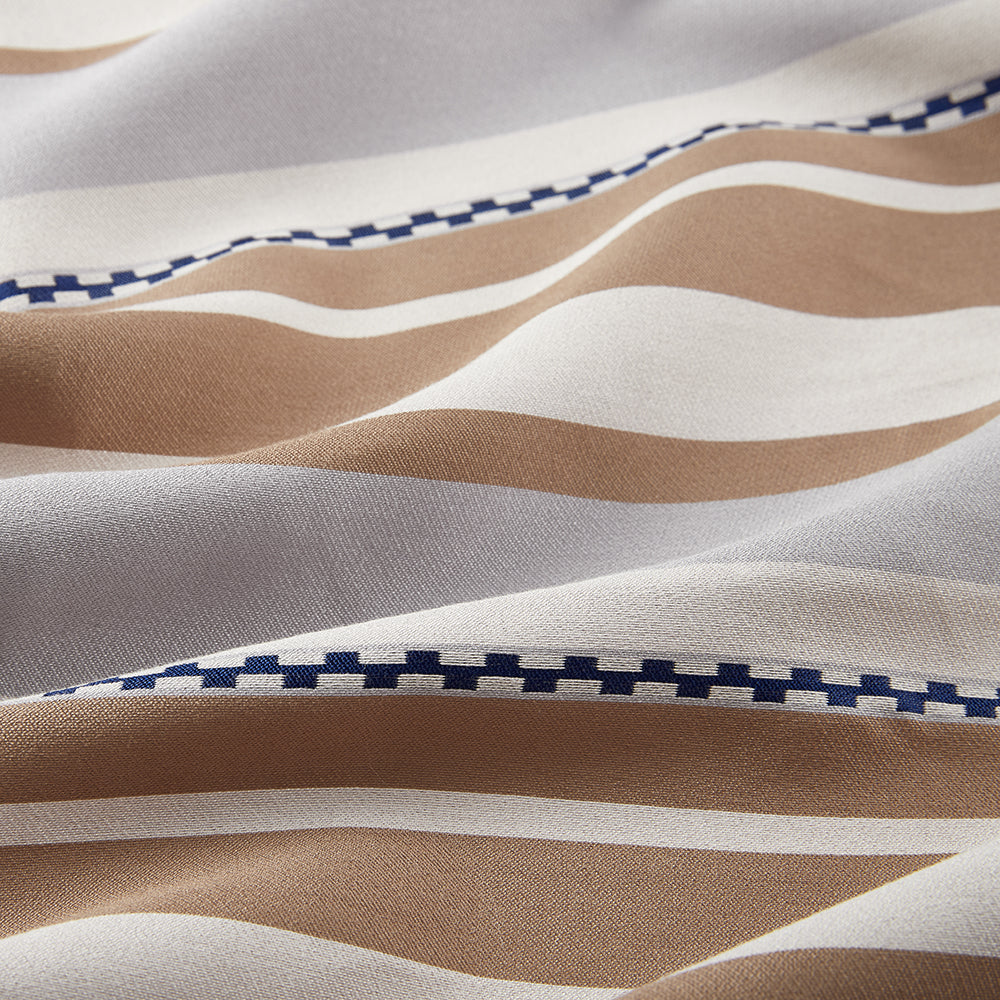 Polyester Stripes Pattern Printed Fabric