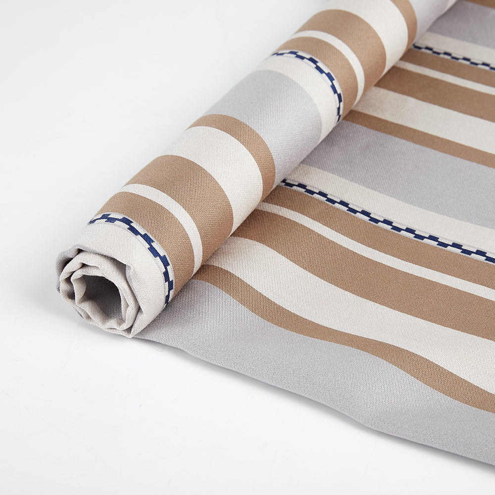 Polyester Stripes Pattern Printed Fabric