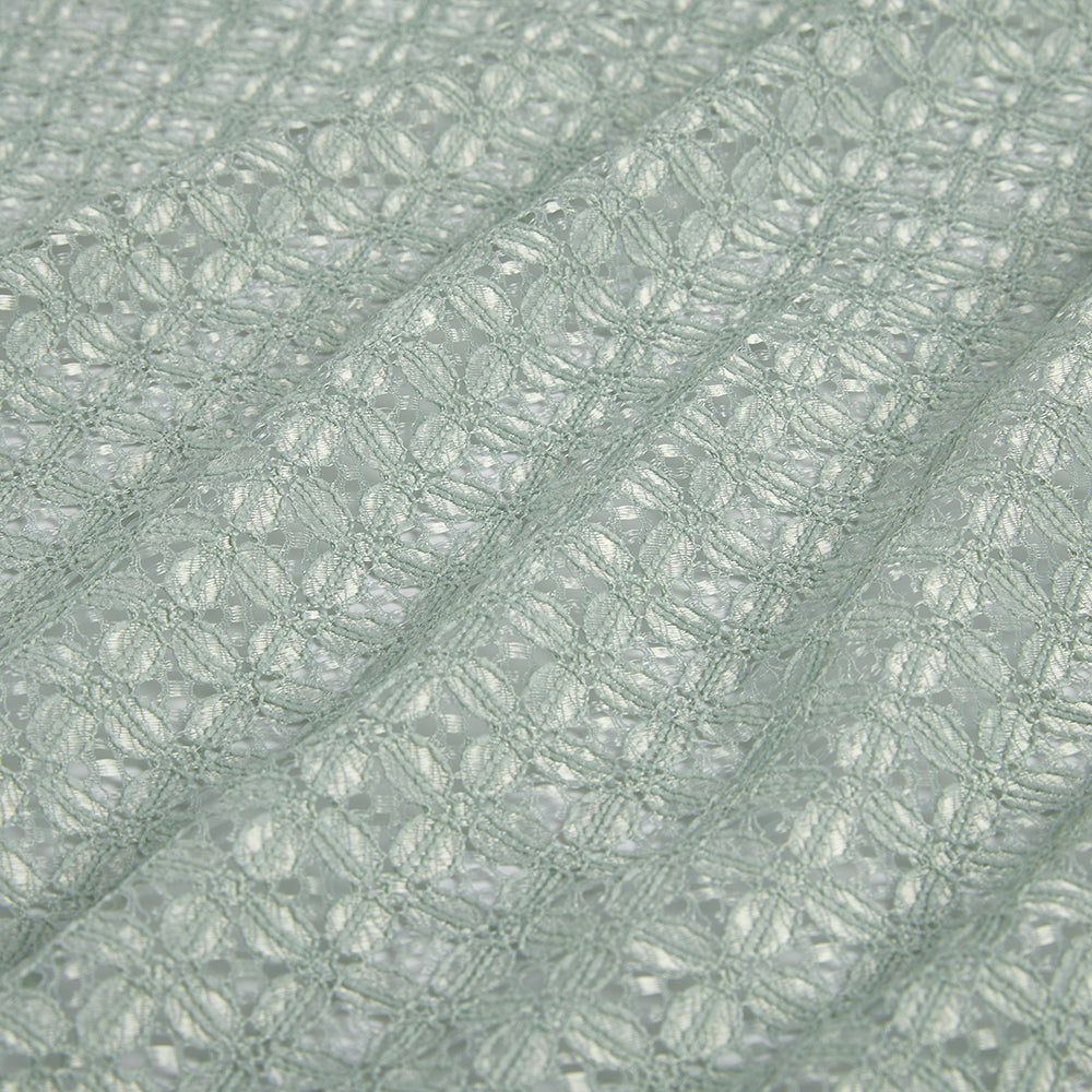 Nylon Flower Pattern Lace Fabric