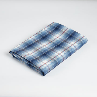 Polyester Check Pattern Twill Fabric