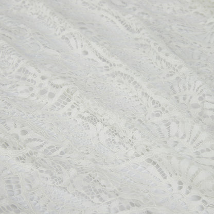 Nylon Flower Pattern Lace Fabric