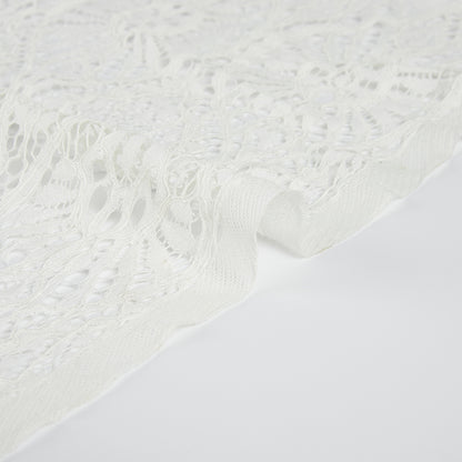 Nylon Flower Pattern Lace Fabric