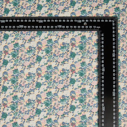 Polyester Flower Pattern Chiffon Fabric