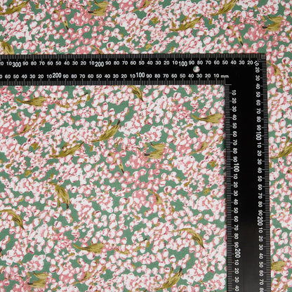 Polyester Flower Pattern Chiffon Fabric