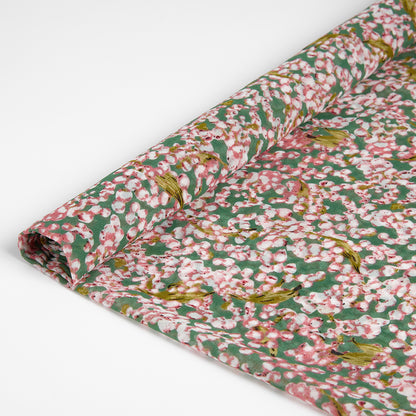 Polyester Flower Pattern Chiffon Fabric