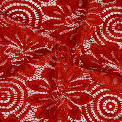 Nylon Flower Pattern Lace Fabric - Kool Fabrics