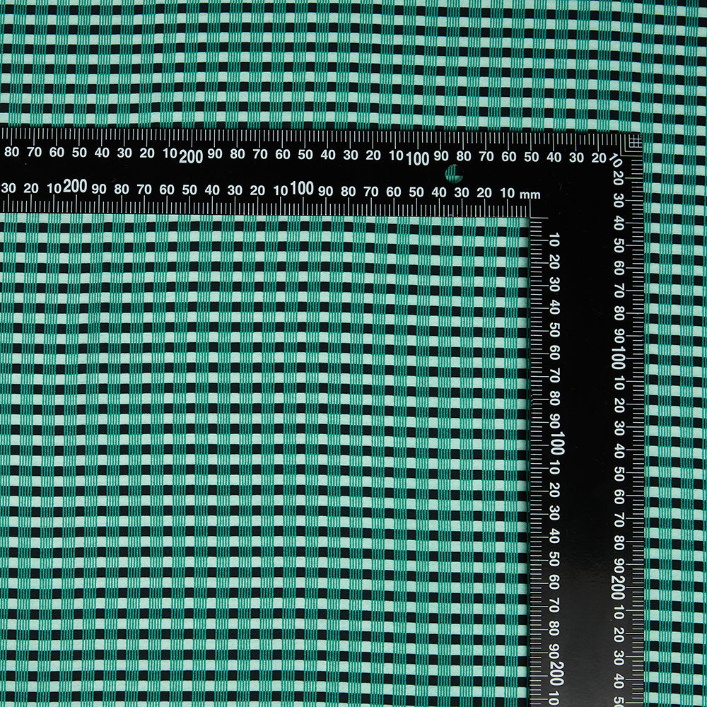 Polyester Check Pattern Chiffon Fabric - Kool Fabrics