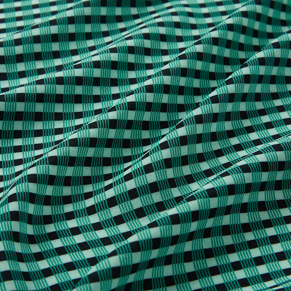 Polyester Check Pattern Chiffon Fabric - Kool Fabrics