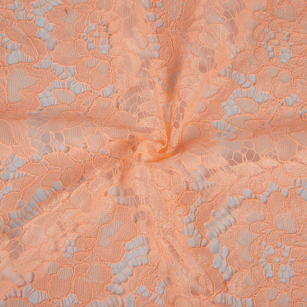 Polyester Flower Pattern Lace Fabric - Kool Fabrics