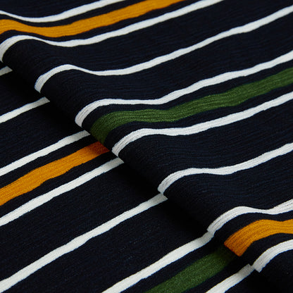 Polyester Stripes Pattern Chiffon Fabric - Kool Fabrics