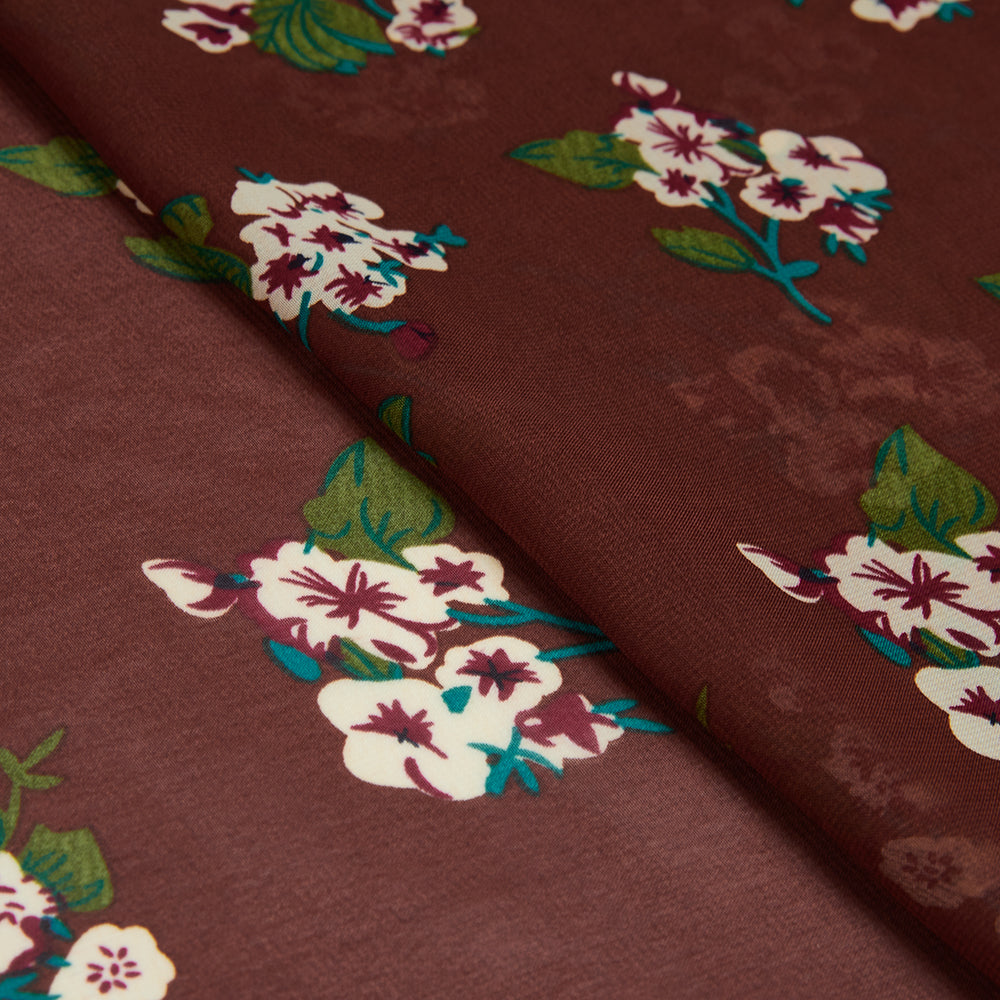 Polyester Flower Pattern ChiffonFabric - Kool Fabrics