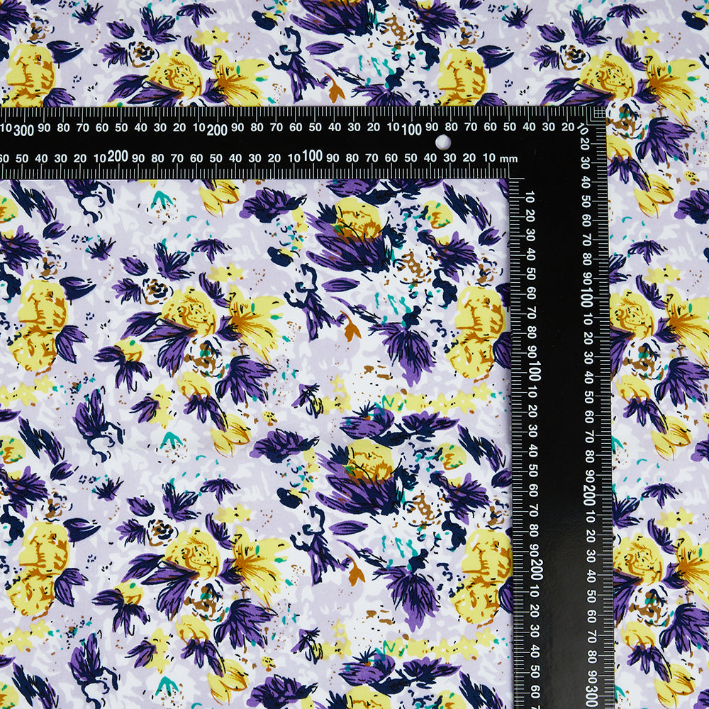 Polyester Flower Pattern-Chiffon Fabric - Kool Fabrics