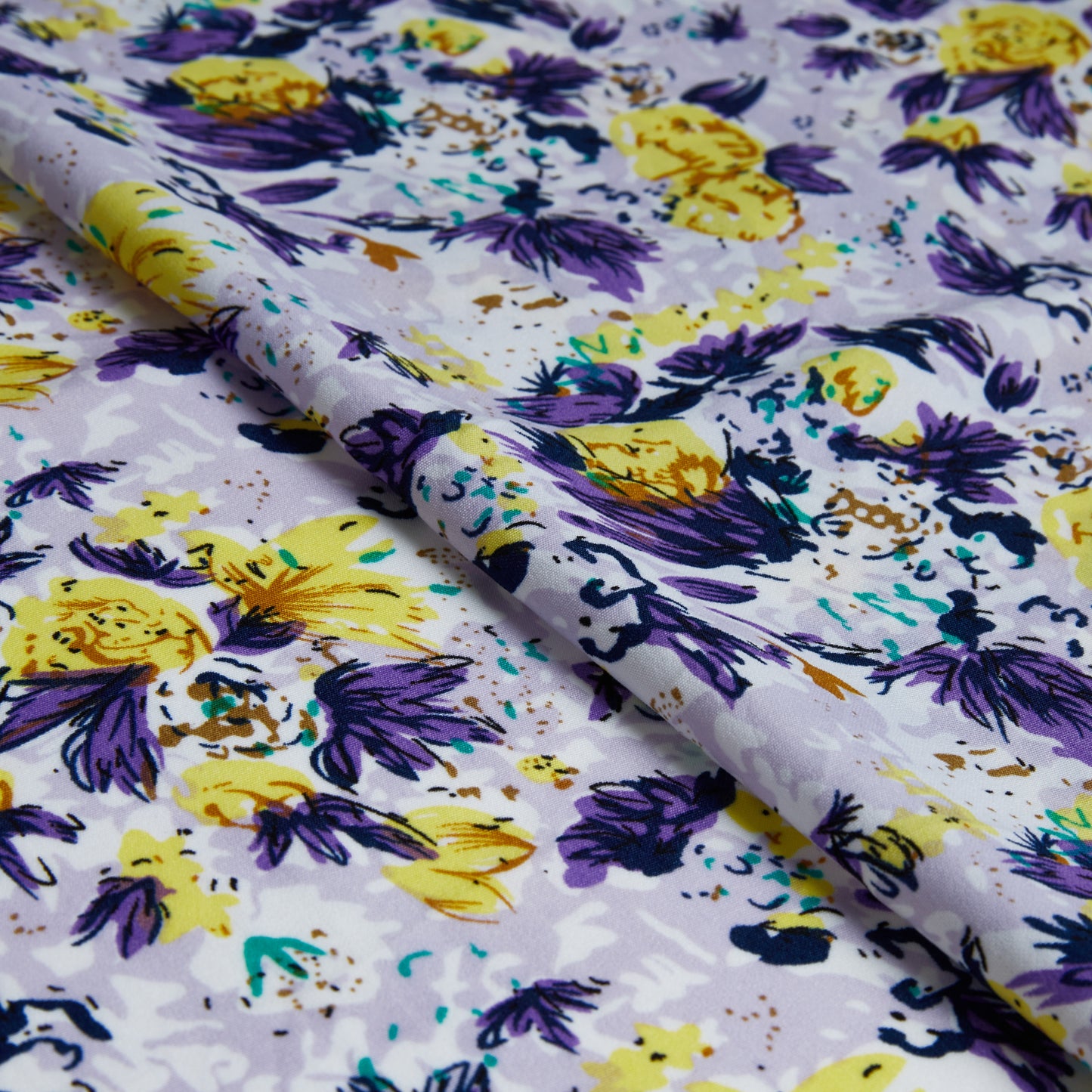 Polyester Flower Pattern-Chiffon Fabric - Kool Fabrics