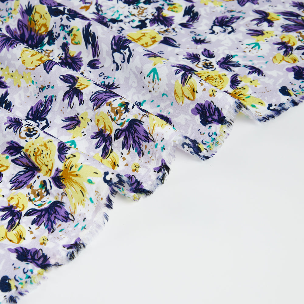 Polyester Flower Pattern-Chiffon Fabric - Kool Fabrics