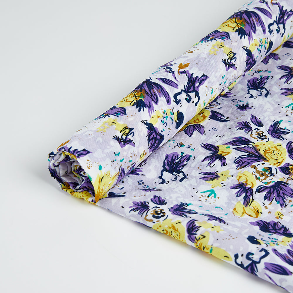 Polyester Flower Pattern-Chiffon Fabric - Kool Fabrics