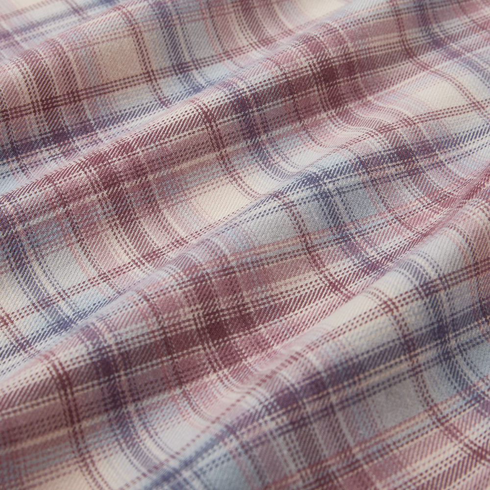 Polyester Check Pattern Twill Fabric