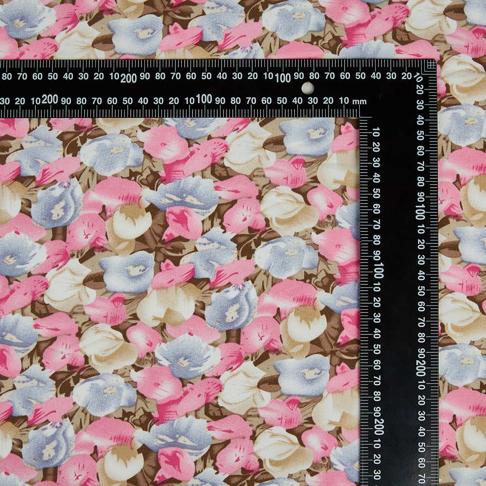 Polyester Flower Pattern Chiffon Fabric - Kool Fabrics