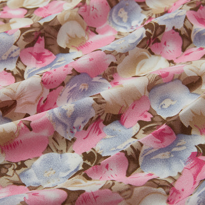 Polyester Flower Pattern Chiffon Fabric - Kool Fabrics