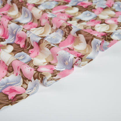 Polyester Flower Pattern Chiffon Fabric - Kool Fabrics