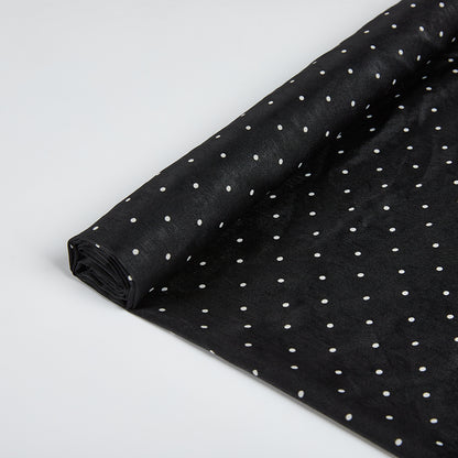 Polyester Dot Pattern Chiffon Fabric - Kool Fabrics