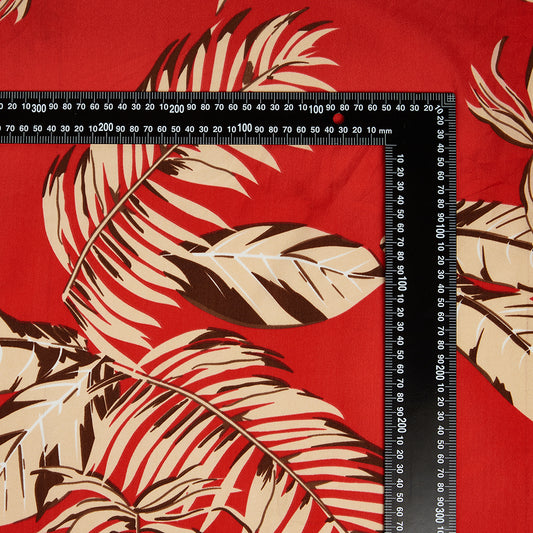 Polyester Foliage Pattern Chiffon Fabric - Kool Fabrics