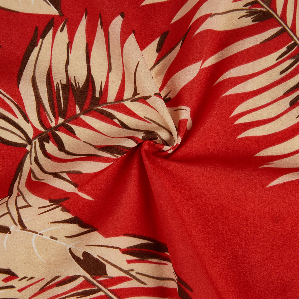 Polyester Foliage Pattern Chiffon Fabric - Kool Fabrics