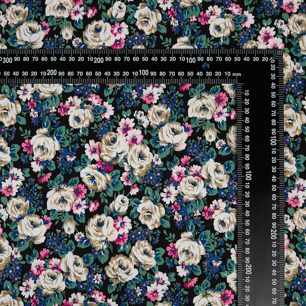 Polyester Flower Pattern Chiffon Fabric - Kool Fabrics