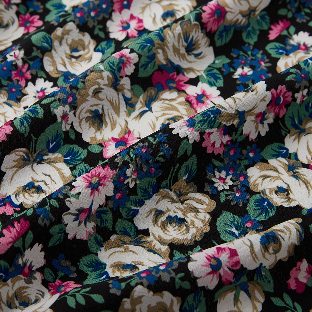 Polyester Flower Pattern Chiffon Fabric - Kool Fabrics