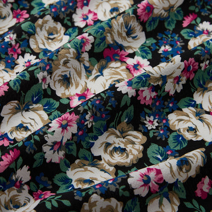 Polyester Flower Pattern Chiffon Fabric - Kool Fabrics