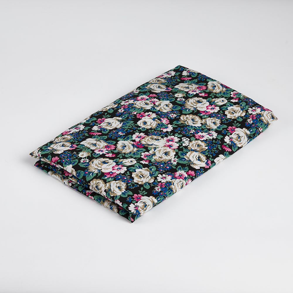 Polyester Flower Pattern Chiffon Fabric - Kool Fabrics